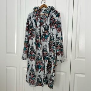 Vera Bradley Harry Potter Herbology Women's Hooded Fleece Robe Size S/M Floral